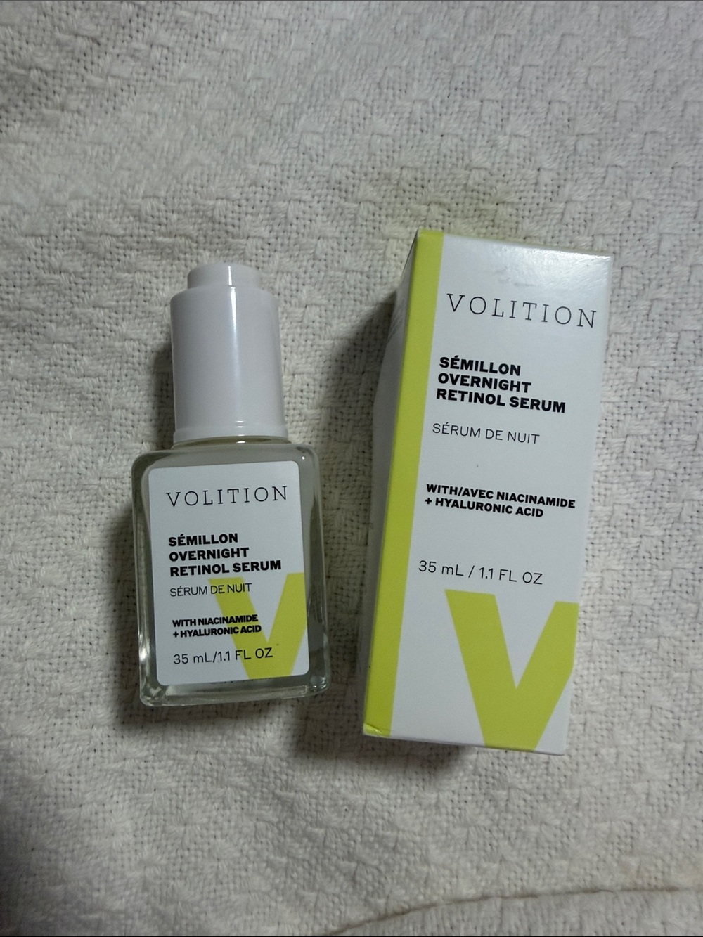 Volition Sémillon Overnight Retinol Serum — White & Lime